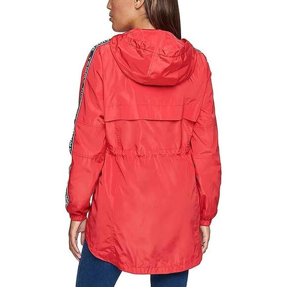 Tommy Hilfiger Womens Windbreaker Hooded Jacket Size S - Picture 4 of 4